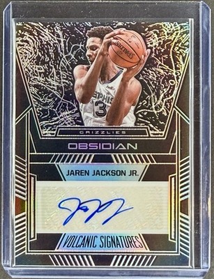 2019-20 Jaren Jackson Jr. Panini Obsidian Volcanic Signatures 44/49
