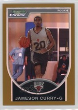 2007-08 Bowman Draft Picks & Stars Chrome Gold Refractor 1/99 JamesOn Curry 3c7