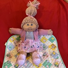 Cabbage Patch Kids doll hm 3 jesmar 85 pink strawberry hair blue eye