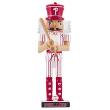 MasterPieces Game Day - MLB Philadelphia Phillies - Team Painted Wood Nutcracker