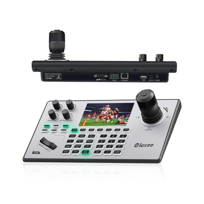 iuZee KB200MAX NDI PTZ Camera Controller with 5-Inch LCD Live Preview Screen