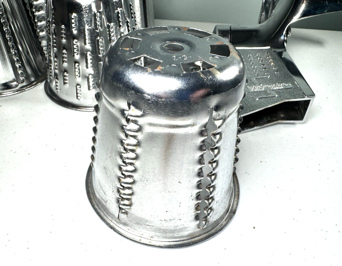 Saladmaster Food Processor Vegetable Slicer Shredder, 5 Cones No