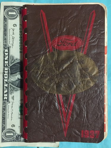 1937 FORD "V-8 TRUCKS & COMMERCIAL CARS" Dealership Salesman's Facts Handbook