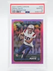 DRAKE MAYE 2024 TOPPS CHROME PINK REFRACTOR ROOKIE RC #203 PATRIOTS PSA 10 Q5752