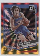 2023-24 Panini Donruss Holo Red & Gold Laser Josh Giddey #134 04mf