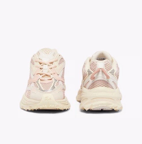 Lacoste L003 NEO SHOT Women's Sneakers Off White / Light Pink. Sizes 6.5