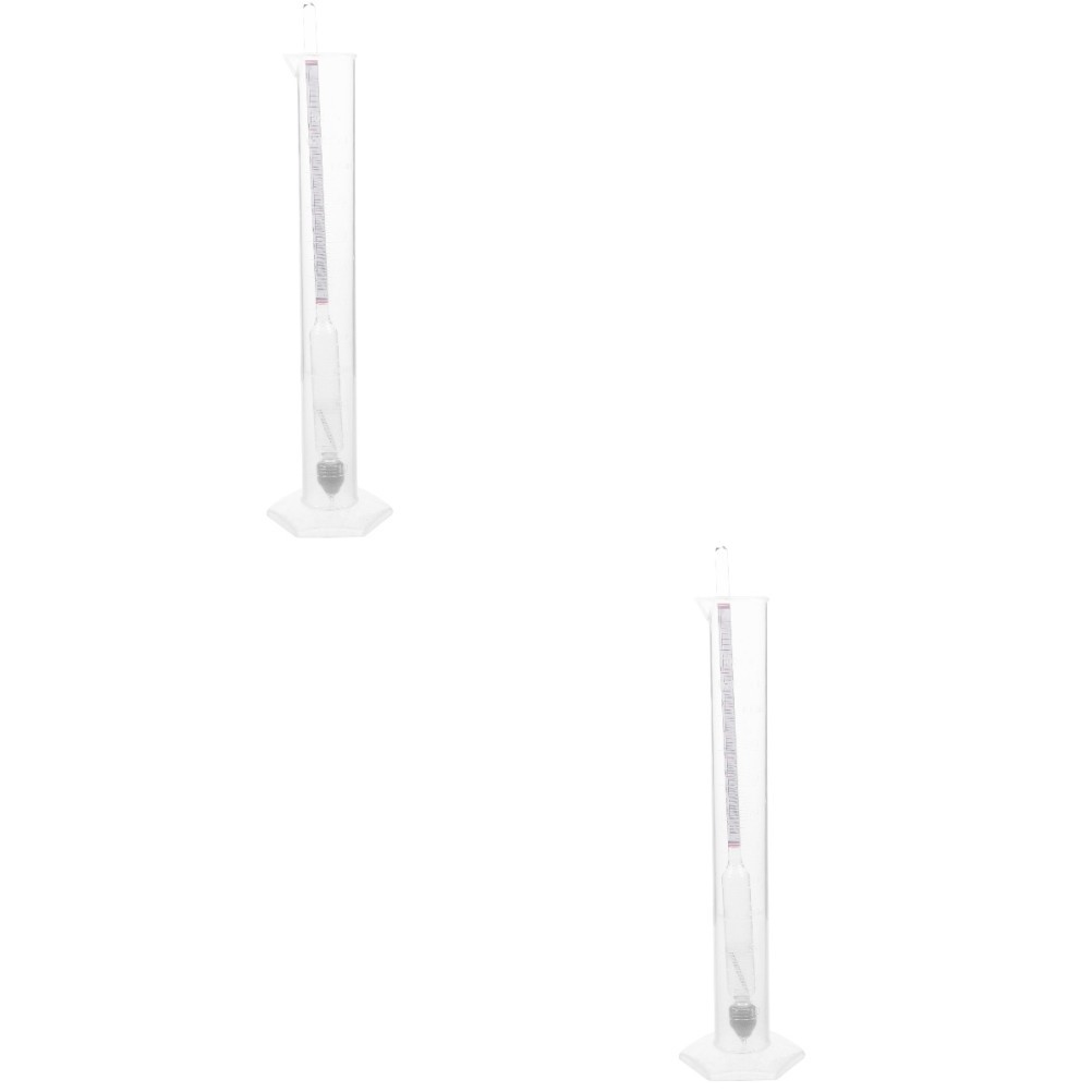Durable Transparent Hydrometer and Cylinder Set Alcohol Meter for Home Brew