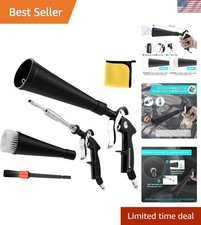 Tornado Air Gun High Pressure Car Detailing Blow Dryer 2-nozzle Set