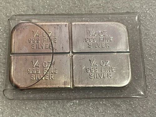 Rare! 1973 Divisible Prepper- 1 Troy Oz .999 Fine Silver Bar- Crabtree Mint
