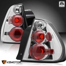 Clear Fits 2004-2007 Chevy Malibu Tail Lights Brake Lamps Left+Right Pair 04-07