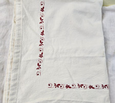 Handmade/Hand stitched on one end table cloth 69" x 57"