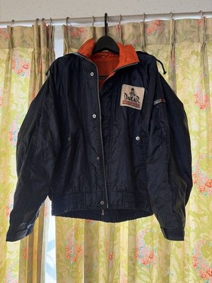 DAKAR RALLIART Navy Orange Nylon Jacket - Mitsubishi Motors | eBay