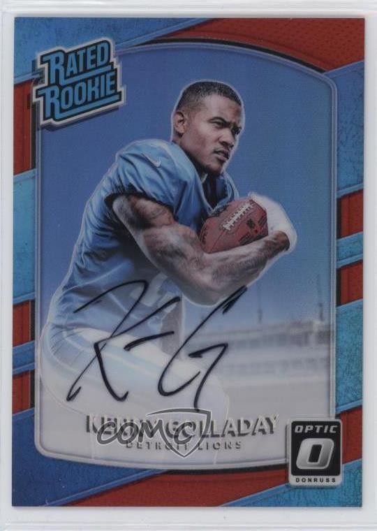 2017 Donruss Optic Rated Red 8/50 Kenny Golladay #175 Rookie Auto RC xr1