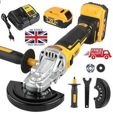 For Dewalt Brushless Cordless 125mm Angle Grinder with battery & charger UK