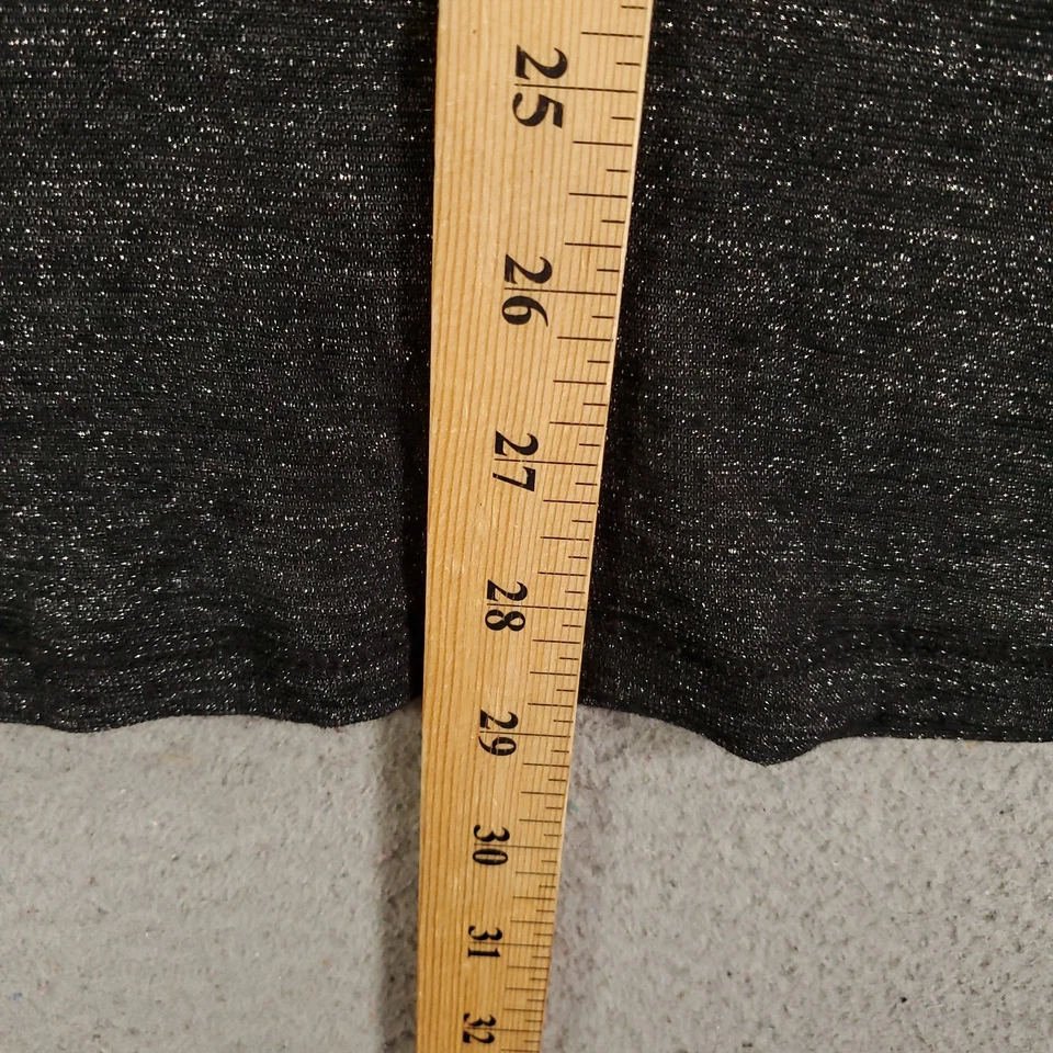 Camiseta sin mangas American Eagle Outfitters para mujer XL gris oscuro metálico brillante Y2K Foto 3 de 4