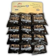 Proper Black Country Pork Scratchings Pub Card 12X60G