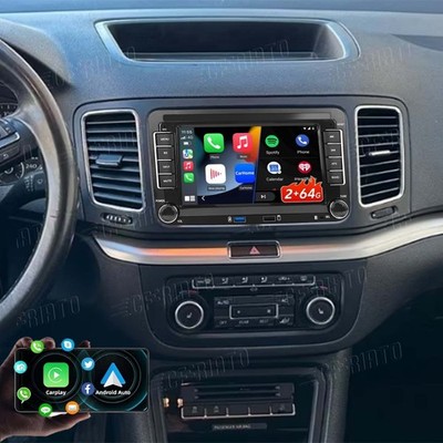 Für VW Sharan 7N Seat Alhambra II 2010-2022 Carplay Autoradio Android 15 2+64GB