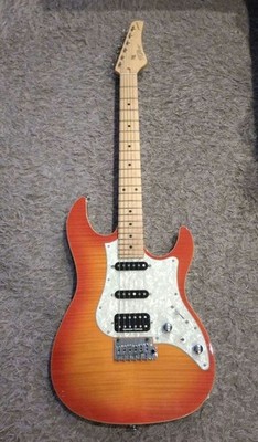 Fujigen Odyssey J-Standard Fire Burst E-Gitarre Made in Japan