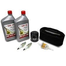 RUSSO Engine Maintenance Kit 10W-30 for John Deere GT245 GX255 GX335 X360 X500