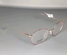 BILL BLASS 803 Gold / Demi Violet - Metal Full Rim Eyeglass Frame 53/18/140