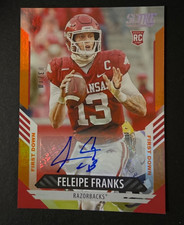 2021 Panini Score First Down Feleipe Franks 03/10 #368 RC Auto Razorbacks(CS2)