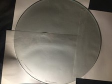 RUNDE GLASSCHEIBE 35CM IN VIELE NEON WANDUHREN+50-70er VINTAGE KULT  MID CENTURY