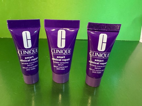 * 3 Clinique Smart Clinical Repair Wrinkle Correcting Serum .17 oz/5 ml each