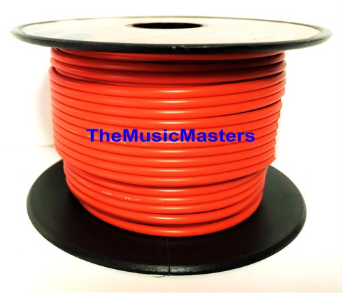 18 Gauge 50' ft Orange Auto PRIMARY WIRE 12V Auto Wiring Car Power Remote Cable - Picture 3 of 5