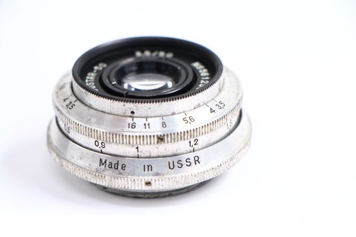 INDUSTAR-50 50MM F3.5 M39 UNCOUPLED PANCAKE USSR 50/3.5 LENS for ZENIT FREE SHIP - Picture 12 of 18