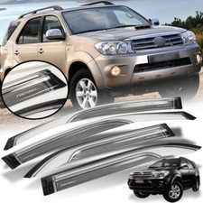 Window Protector Rain Sun Visor Wind Deflector Fit For Toyota Fortuner 2005-2011