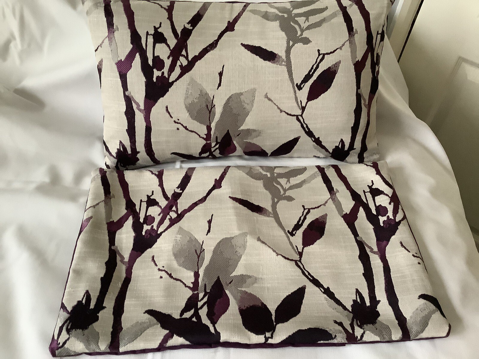 Dunelm Zen Fabric Cushion Covers 20”X 12” X 2 (Covers Only) eBay
