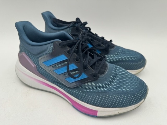 ADIDAS WOMEN’S EQ21 RUNNING SHOE SNEAKERS BLUE PURPLE SIZE 7.5 ADIDAS WOMEN’S EQ21 RUNNING SHOE SNEAKERS BLUE PURPLE SIZE 7.5