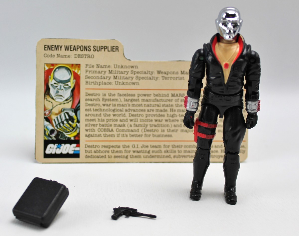 Giジョー1960年代フィギュア Vintage GI Joe 1983 Destro Complete Action Figure | eBay