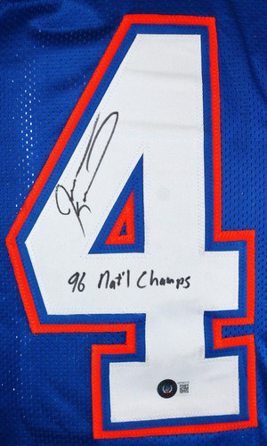 Jersey Jevon Kearse Autografiado Azul Estilo Universitario con 96 Campeones Nacionales-BAW Holograma - Imagen 2 de 5