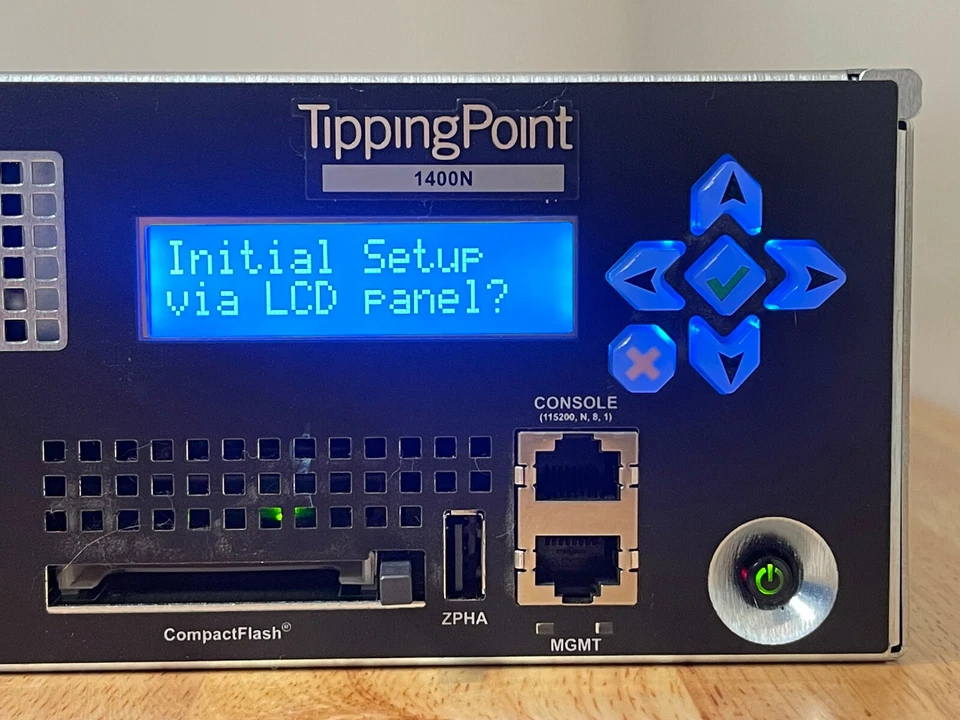 HP TippingPoint S1400N IPS Intrustion Prevention System 10x SFP 10x RJ45 2x PSU - Image 2 of 4