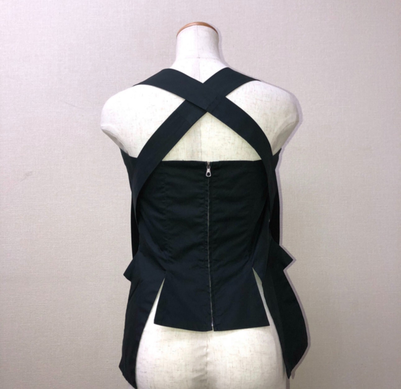 Vintage Vivienne Westwood Corset Blouse Black Siz… - image 2