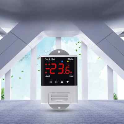 LED Digital Thermostat Controller WiFi Thermoregulator Relay Heating Cooling 