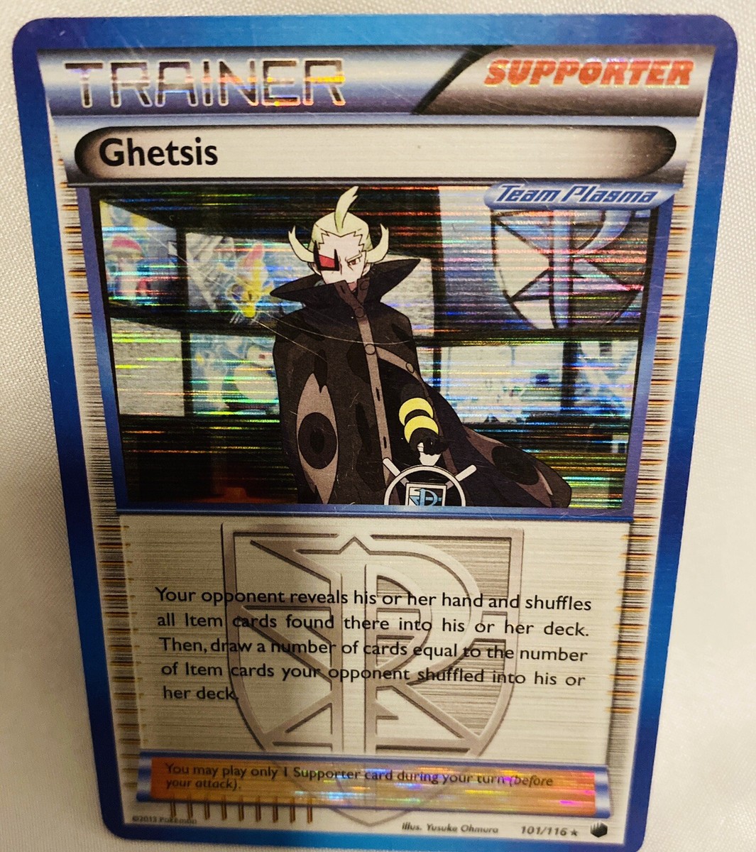 ghetsis pokemon card Authentic Ghetsis Pokemon Card New