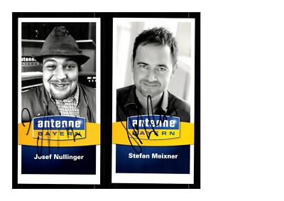 12 autograph cards antenna Bavaria presenters original signed ## BC G 31238