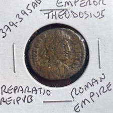 Theodosius I Uncertified Roman Imperial Coins (27 BC-476 AD) for
