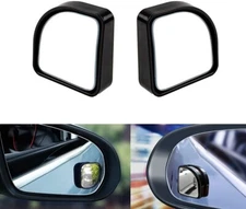 2X Blind Spot Mirrors HD 360° Wide Angle Convex Rear Side View Car Truck SUV J56