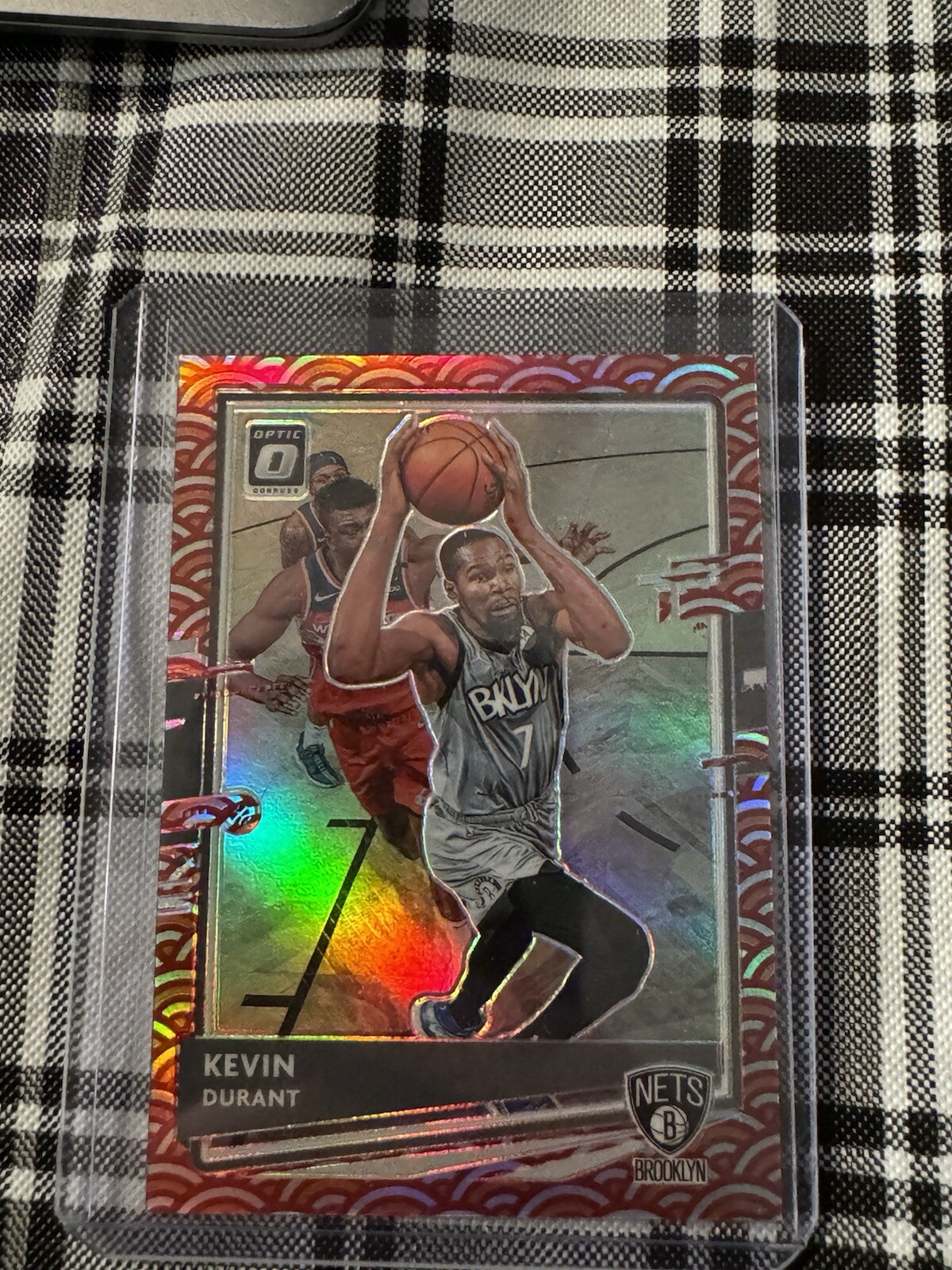 2020-21 Panini Donruss Optic Photon Prizm #136 Kevin Durant