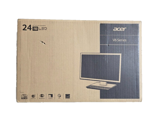 Acer V6 Series 24" FHD LED LCD Monitor FREE SHIPPING a - Picture 9 of 11