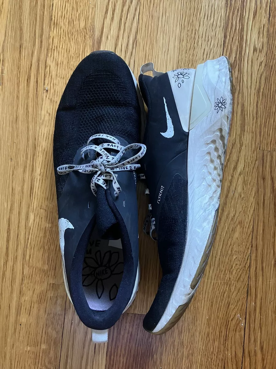 Nike Odyssey React 2 Flyknit Nathan Bell Doodles AT9979 010 Men Size 12
