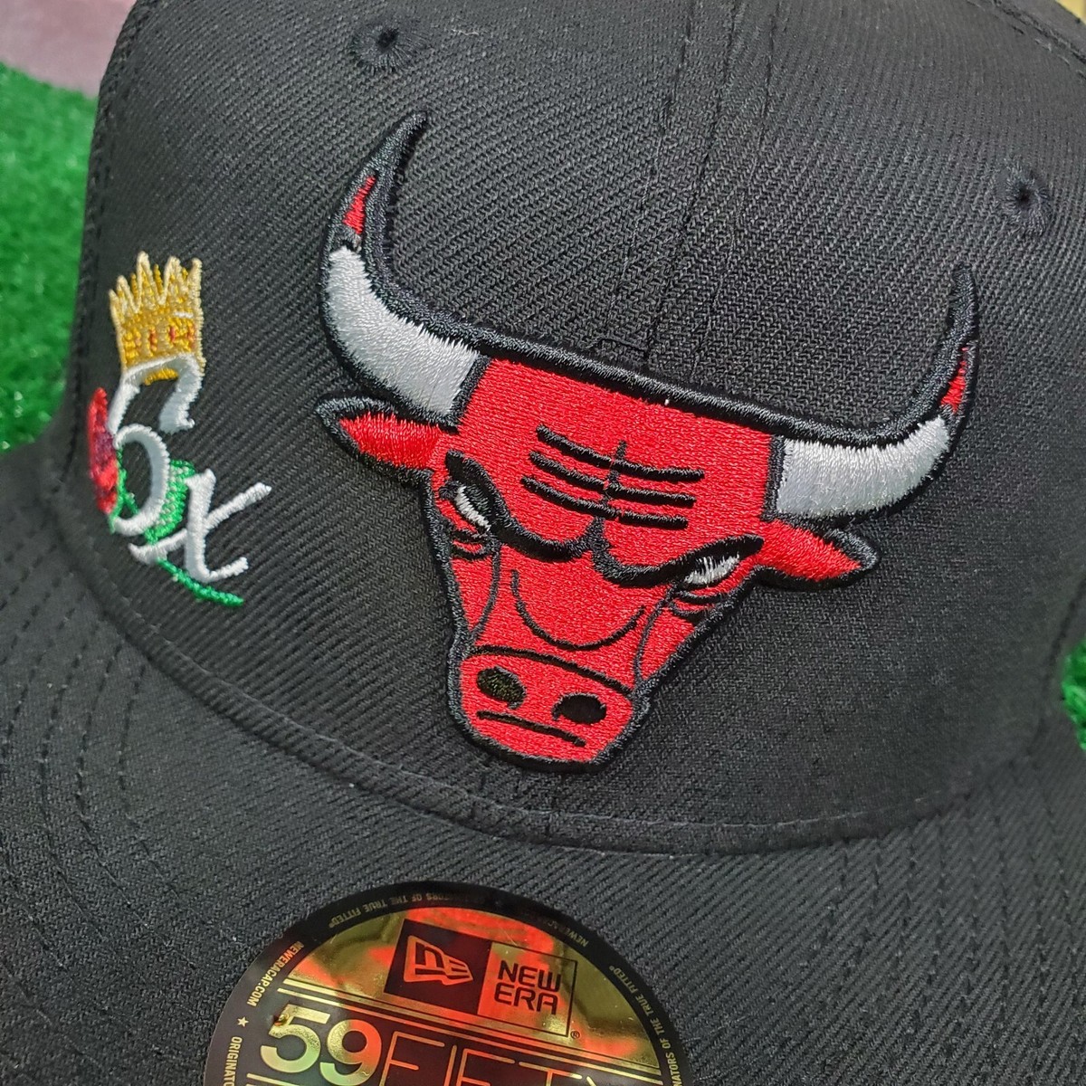 90's NBA ブルズChicago Bulls final 6x CAP Chicago Bulls 6X NBA Finals Champions New Era 59FIFTY Fitted Hat
