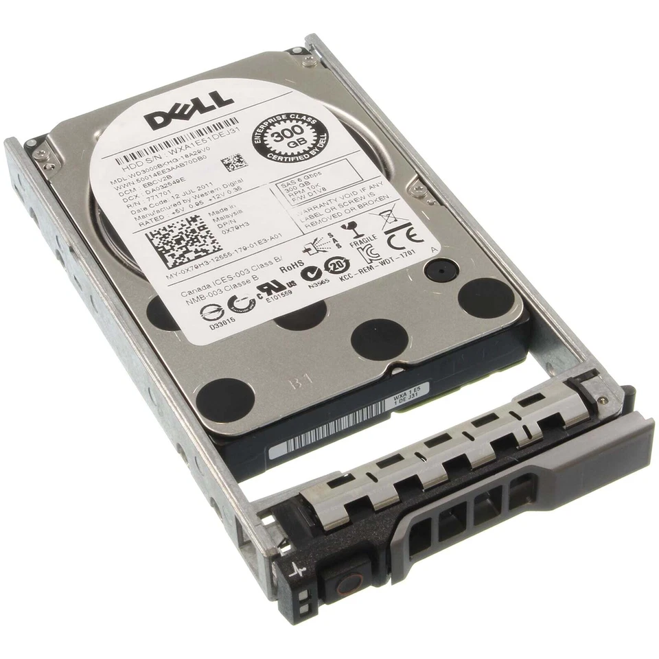 Dell SAS Festplatte 300GB 10k SAS 6G SFF PowerVault MD1120 - 0X79H3