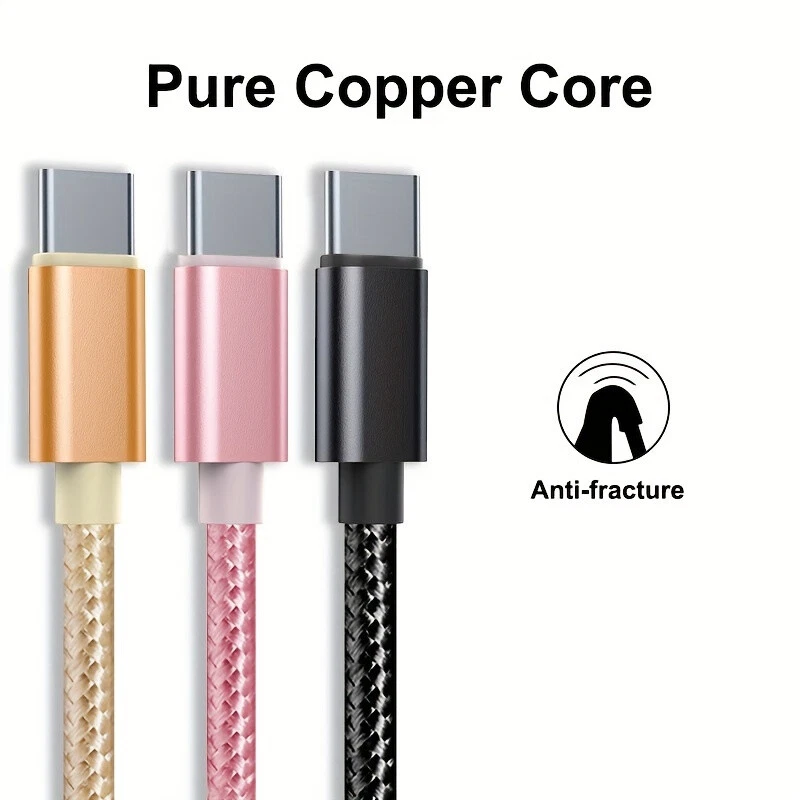 USB C Type C to USB A Charger Cable Charging Data Cord For iPhone Samsung Google