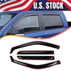 For Ford F150 F-150 Super Crew Cab 15-22 In Channel Window Visors Sun Rain Guard