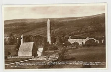 IRELAND 53 -GLENDALOUGH -Tower Belfry (Real Photo (RPPC)