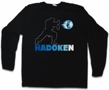 HADOKEN II LONG SLEEVE T-SHIRT Street Champion Game Fighter Special Attack Ryu